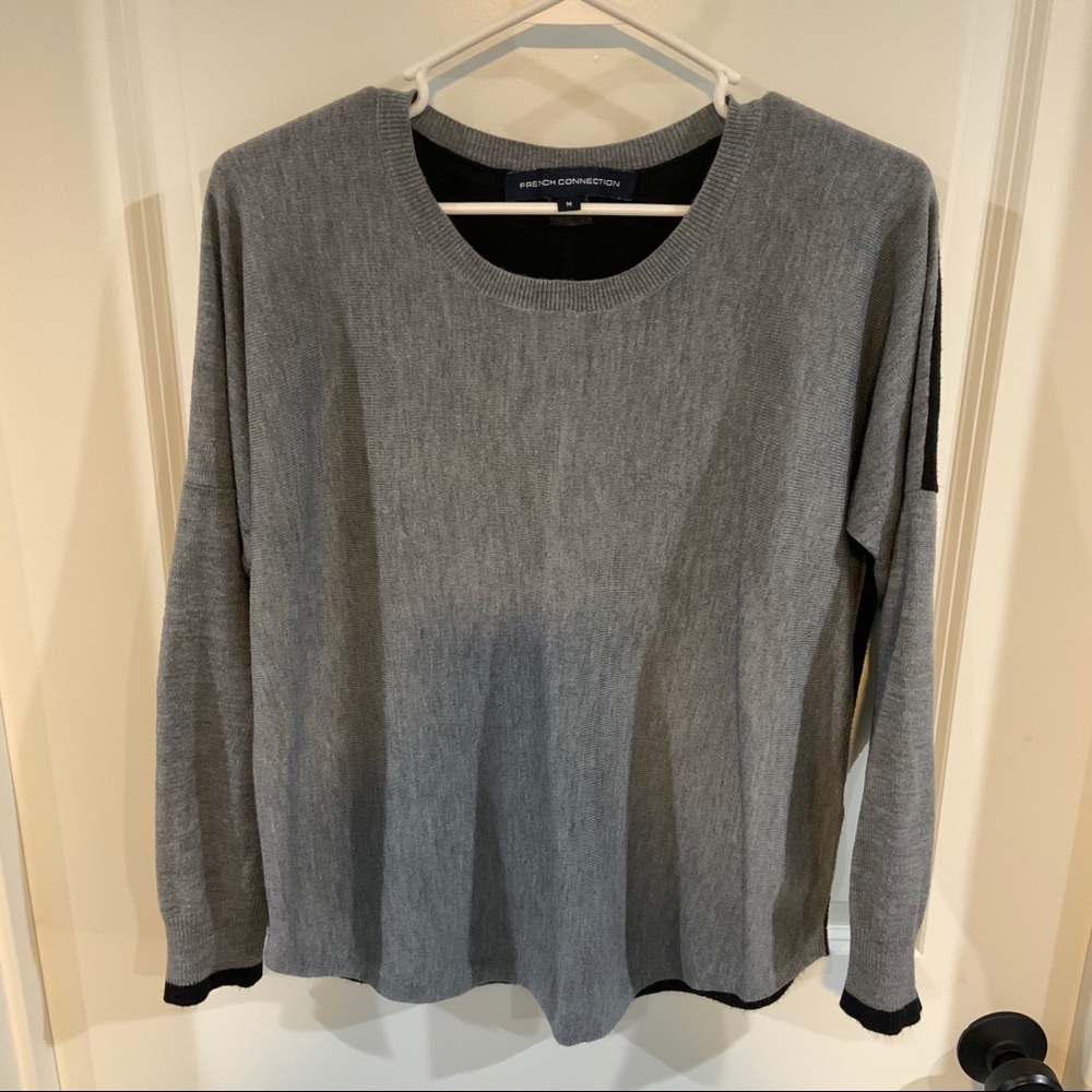 French Connection color block sweater